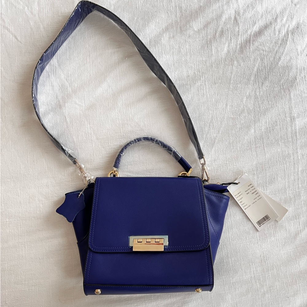 NWT Royal Blue mutli strap purse